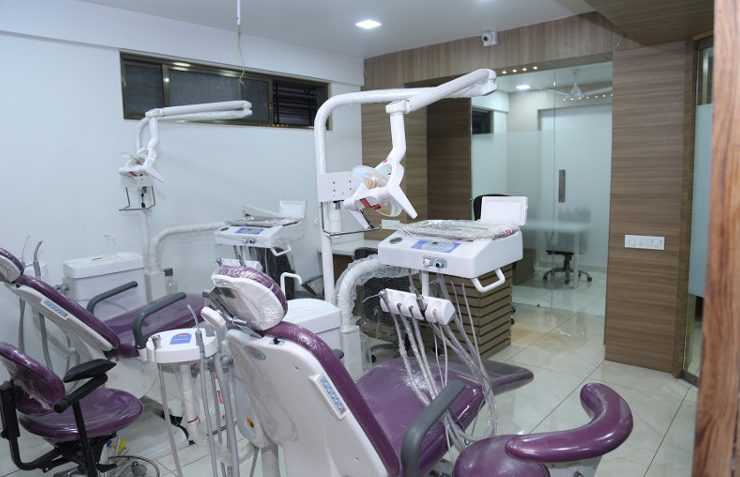 Treatment chairs in an operatory at the clinic